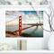 Designart - Golden Gate Bridge in San Francisco - Large Sea Bridge Canvas Art Print